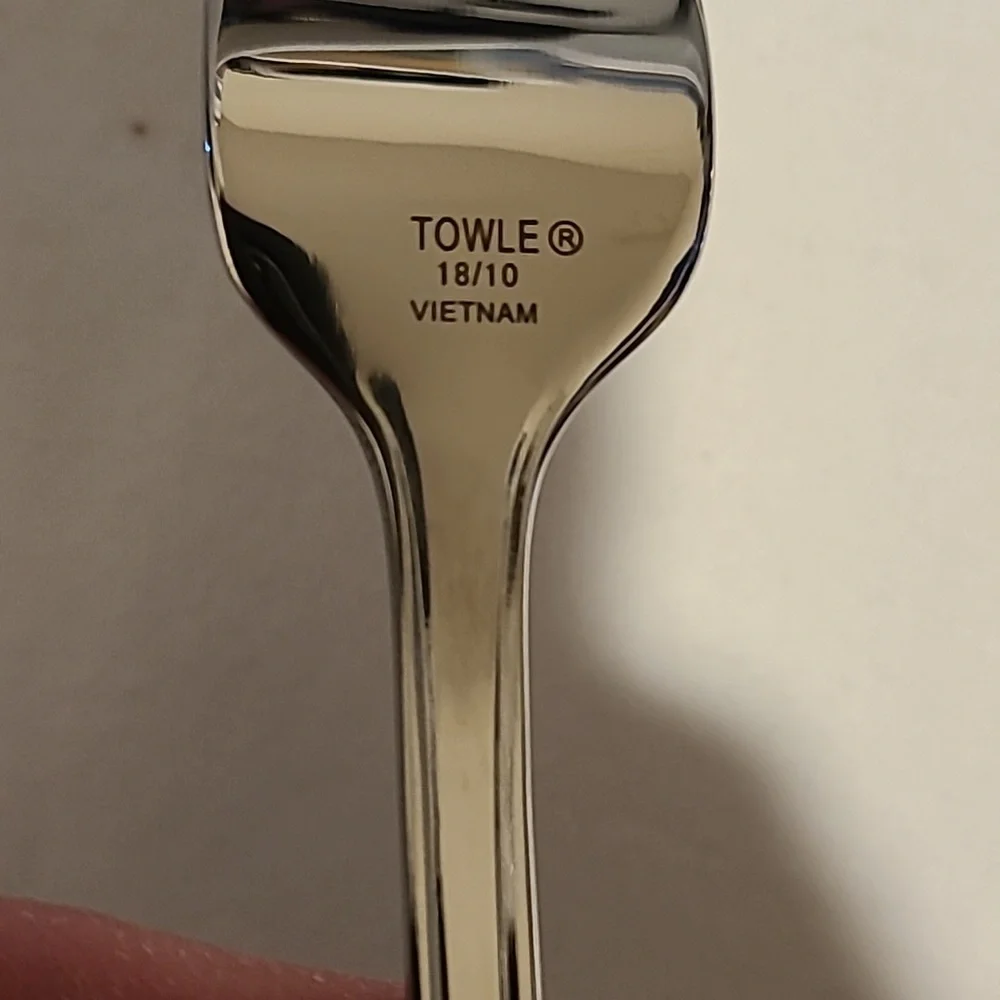 Towle Beaded Antique 18/10 Vietnam Flateware Fork Spoon Knife (Bundle of 14) - Picture 15 of 15